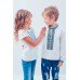 Embroidered tee-shirt for girl "Journey of Blue Rose"