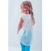 Embroidered tee-shirt for girl "Spring in Pink"