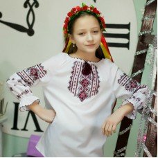 Embroidered blouse for little girl "Miracle"