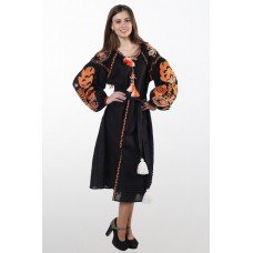 Boho Style Ukrainian Embroidered Dress "Glo" 2