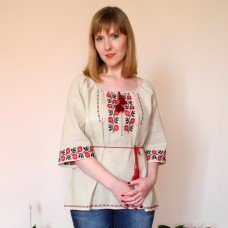 Embroidered blouse "Rosa"