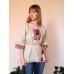 Embroidered blouse "Rosa"