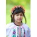 Ukrainian Wreath "Peach Flower"
