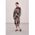Knitted dress "Mirage" cappuccino 