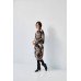 Knitted dress "Mirage" cappuccino 