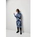 Knitted dress "Mirage" blue