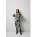 Knitted dress "Mirage" gray