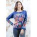 Embroidered sweatshirt "Fairy World" Electric