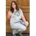 Embroidered set: top&trousers "Melody of Summer"