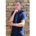 Embroidered t-shirt for men "Symmetry" navy