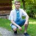 Embroidered shirt "Bright Sky"