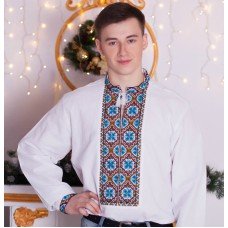 Embroidered shirt "Saphire"