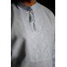 Embroidered shirt "White&White"