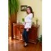 Embroidered blouse "Cute Flowers"
