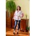 Embroidered blouse "Zgarda Red"