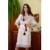 Embroidered dress "Katrya" handmade