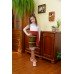Embroidered Skirt (plakhta) for little girl "Forests of Carpathians"
