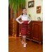 Embroidered Skirt+Underskirt+Belt for little girl "Light of Carpathians"