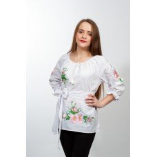 Embroidered blouse "March Flowers" 