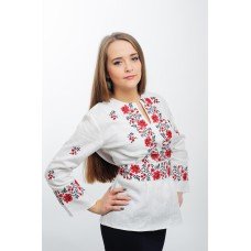 Embroidered blouse "Scattered Roses"