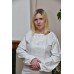 Embroidered blouse "White Desire"
