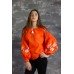 Embroidered blouse "Orange Marvel"