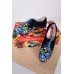 Embroidered Shoes "Breath of Spring" blue
