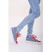 Embroidered Sneakers "Jeans Ornament Contrast"