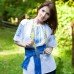 Embroidered blouse "Peaceful Sky"
