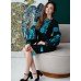 Embroidered Boho Dress "Fresh Blueberry"