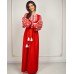 Embroidered Boho Dress "Pure Elegance"