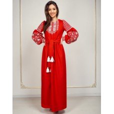 Embroidered Boho Dress "Pure Elegance"