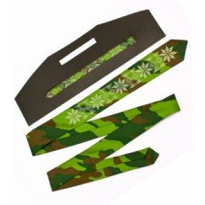 Embroidered tie unisex "Zelo"