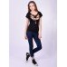 Embroidered t-shirt "Spring Melody"