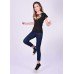 Embroidered t-shirt "Flying Heart" black