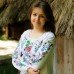 Embroidered blouse "Flowers of Galitch"