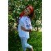Embroidered blouse "Happiness"
