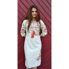 Embroidered dress "Lillies"