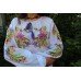 Embroidered blouse "Midnight Lily"