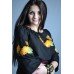 Embroidered  blouse "Sunflowers in Sunset 1"