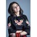 Embroidered  blouse "Lily in Sunset 1"