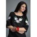 Embroidered  blouse "Lily in Sunset"