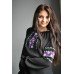 Embroidered  blouse "Fantastic Roses Purple"