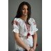 Embroidered  blouse "Fantastic Roses Red"