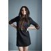 Embroidered dress "Grapes"