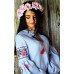 Embroidered blouse "Bohemian Roses"