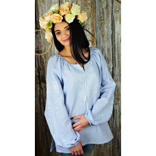 Embroidered blouse "Dew Drop 2"
