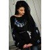 Embroidered blouse "Moon Light"