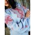 Embroidered blouse "Traditions New Red"
