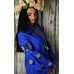 Embroidered blouse "Midnight Dew"